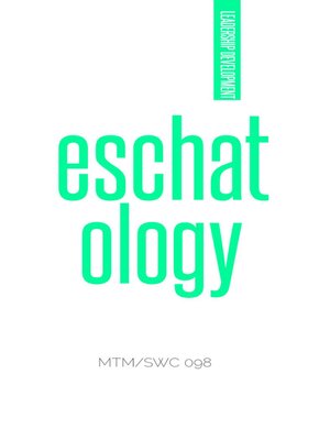 cover image of Eschatology